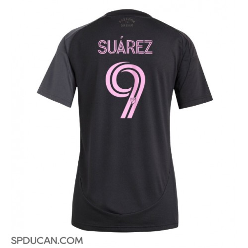 Zenski Nogometni Dres Inter Miami Luis Suarez #9 Gostujuci 2025-26 Kratak Rukav